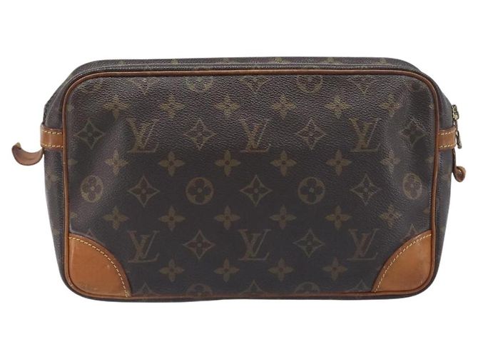 LOUIS VUITTON Monogram Compiegne 28 Clutch Bag M51845 LV Auth 198909 Monogramma - vista 2