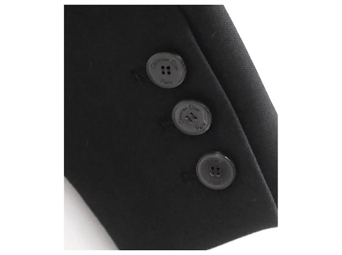 Christian Dior Fall 2014 Cropped Wool Jacket in Black - view 6