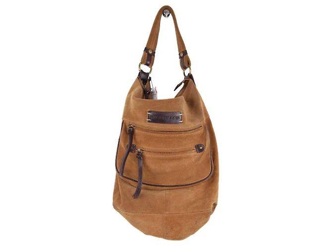 Borsa tote Paul & Joe in camoscio camel Cammello - vista 3