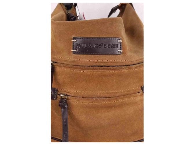 Borsa tote Paul & Joe in camoscio camel Cammello - vista 4