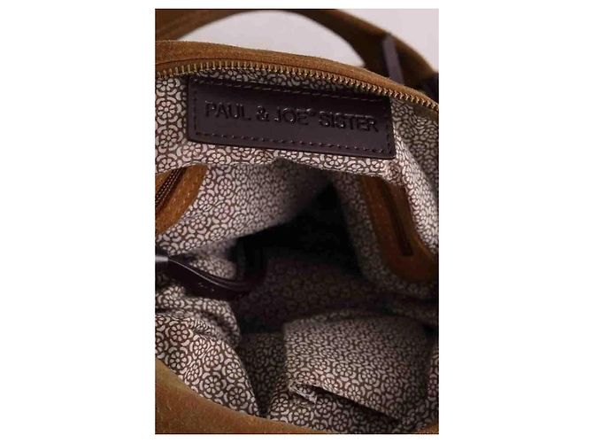 Borsa tote Paul & Joe in camoscio camel Cammello - vista 5