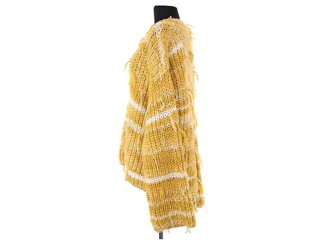 Maison Martin Margiela Gelber Wollpullover - Ansicht 3