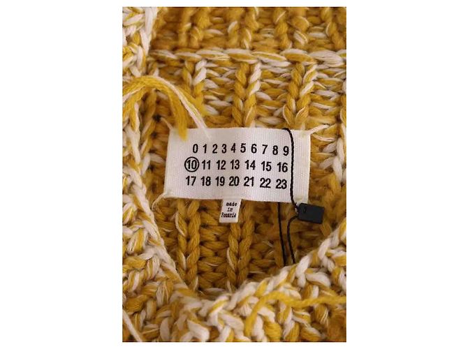 Maison Martin Margiela Gelber Wollpullover - Ansicht 5