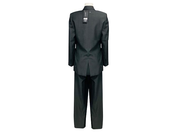 Completo Barbara Bui giacca e pantaloni in lana grigio medio - vista 3
