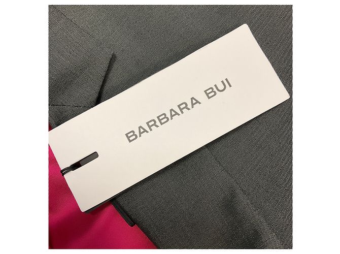 Completo Barbara Bui giacca e pantaloni in lana grigio medio - vista 5