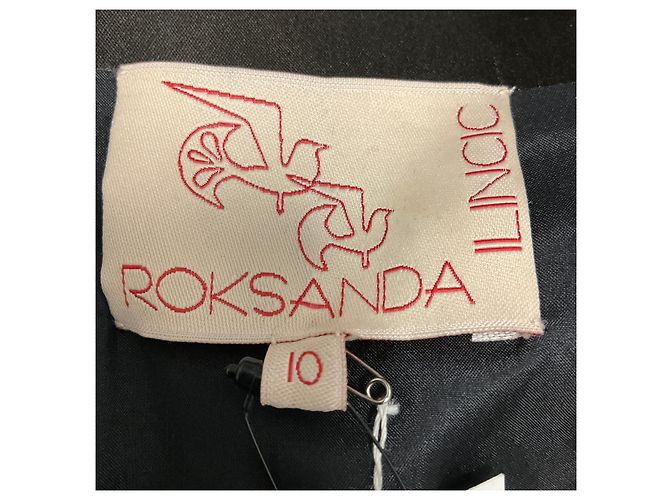 Roksanda Ilincic grünes Seiden-Midi-Cocktailkleid - Ansicht 4