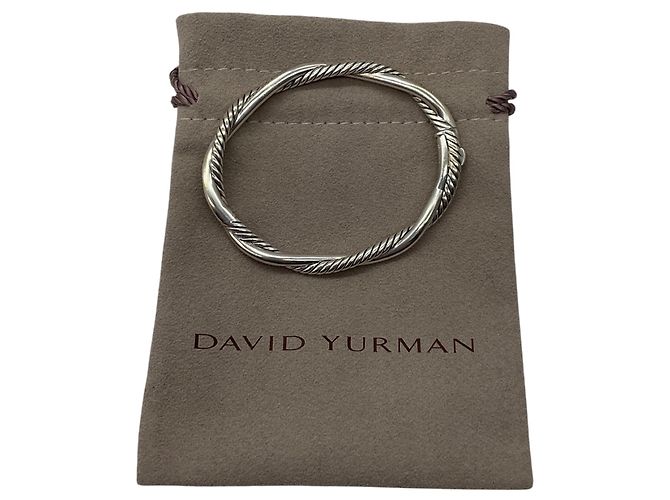 Bracciale Petite Infinity David Yurman in argento sterling con diamanti pavé, 4.4mm - vista 6