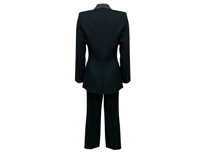 Chloé Conjunto de Blazer e Calças Chloe Black Noir em Lã Preto - vista 3