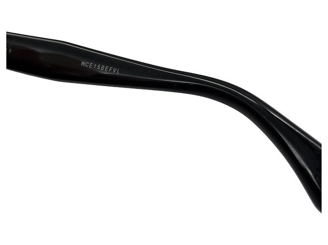 Gafas de sol Fendi Rectangle de acetato negro - vista 7