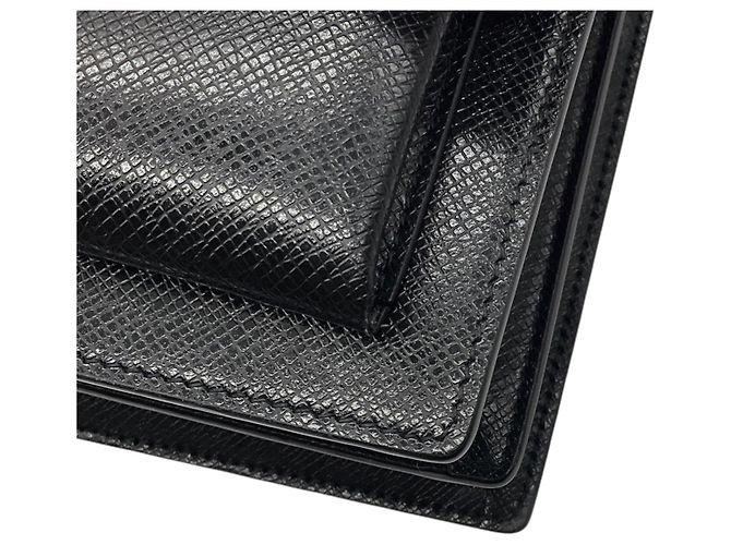 Borsa a tracolla Sunset Medium in pelle di vitello nera Saint Laurent Nero - vista 12