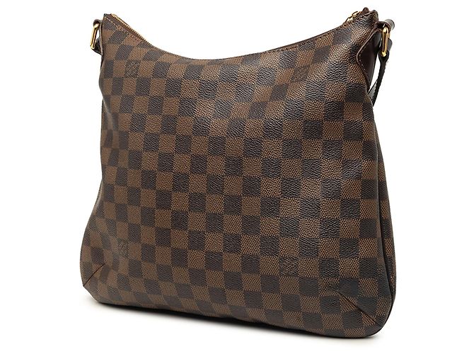 Borsa a tracolla Louis Vuitton Damier Ebene Bloomsbury PM Marrone - vista 2