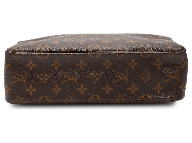 Borsa a Clutch Louis Vuitton Monogram Trousse Toilette 28 Marrone - vista 3