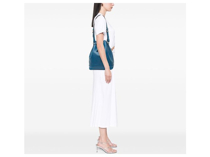 Borsa a secchiello Louis Vuitton Epi Noe GM Blu - vista 7