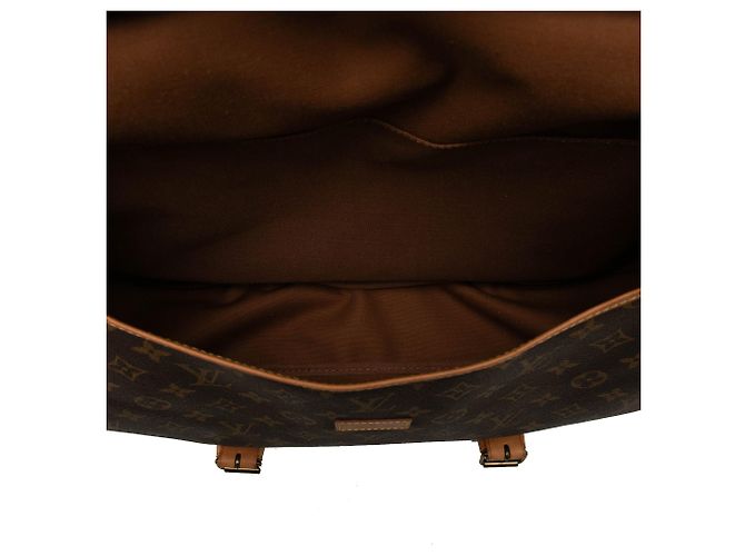 Borsa da viaggio Louis Vuitton Monogram Saumur 43 Marrone - vista 4