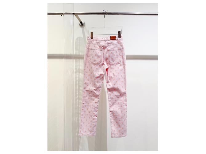 Pantalones Hermès de algodón talla 34 Multicolor - vista 3