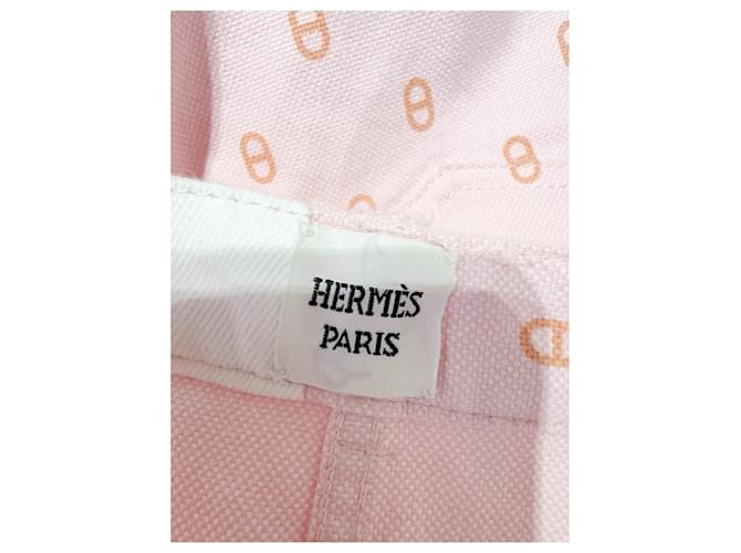 Pantalones Hermès de algodón talla 34 Multicolor - vista 5