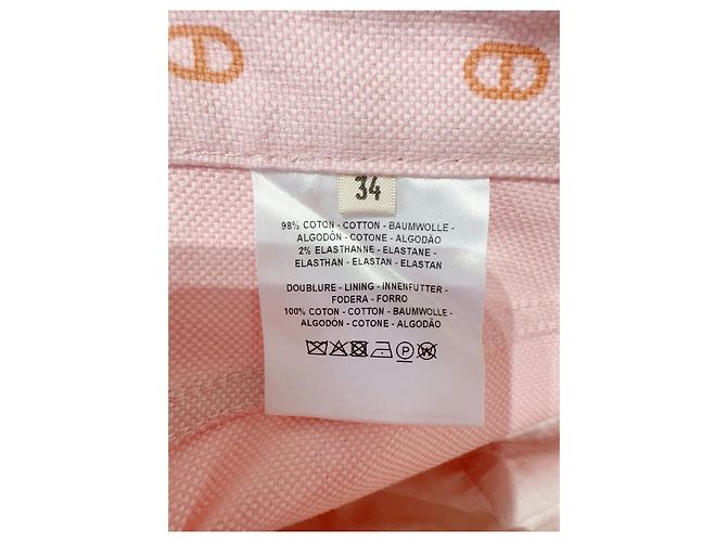 Pantalones Hermès de algodón talla 34 Multicolor - vista 6