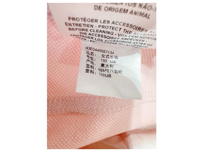 Pantalones Hermès de algodón talla 34 Multicolor - vista 7