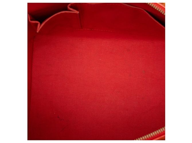 Borsa a mano Louis Vuitton Monogram Vernis Bellevue PM rossa Rosso - vista 4