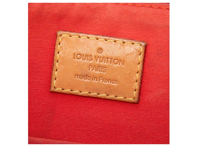 Borsa a mano Louis Vuitton Monogram Vernis Bellevue PM rossa Rosso - vista 5