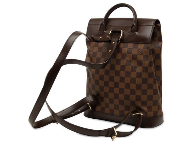 Zaino Louis Vuitton Soho Damier Ebene Marrone - vista 2