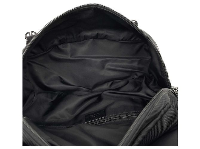 Borsa cintura Gucci Canvas Techno Web Nera Nero - vista 4