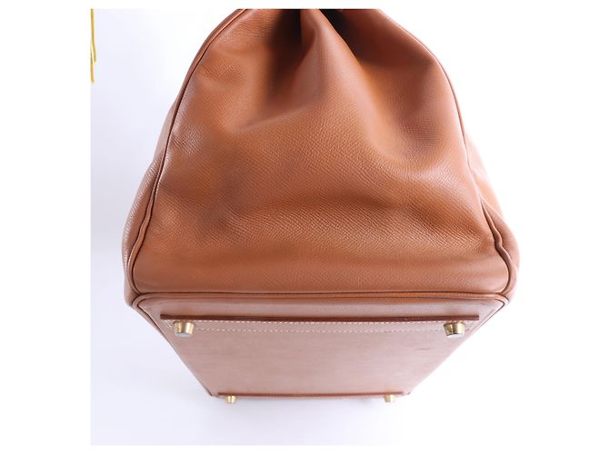 Hermès Borsa Hermes Birkin 40 Le Tournay Cushbell in Brown Z: 1996 Marrone - vista 11