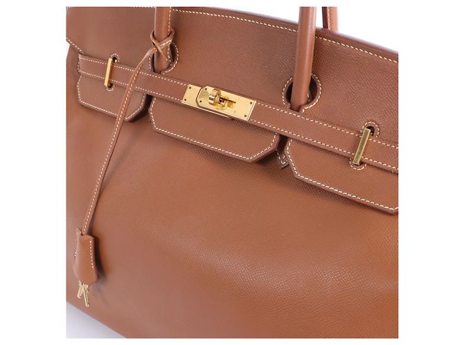 Hermès Borsa Hermes Birkin 40 Le Tournay Cushbell in Brown Z: 1996 Marrone - vista 16