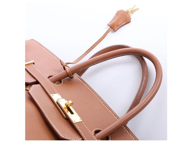 Hermès Borsa Hermes Birkin 40 Le Tournay Cushbell in Brown Z: 1996 Marrone - vista 17