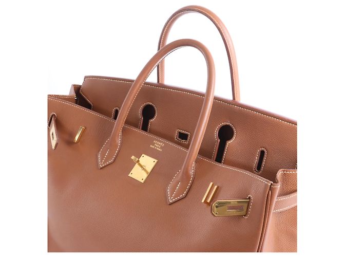 Hermès Borsa Hermes Birkin 40 Le Tournay Cushbell in Brown Z: 1996 Marrone - vista 18