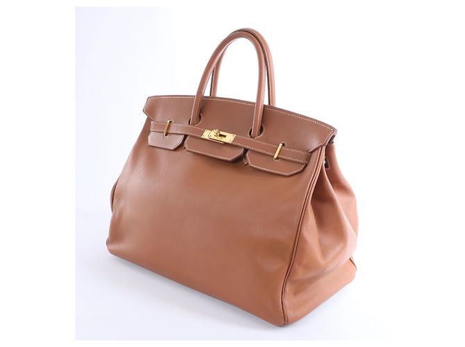 Hermès Borsa Hermes Birkin 40 Le Tournay Cushbell in Brown Z: 1996 Marrone - vista 2