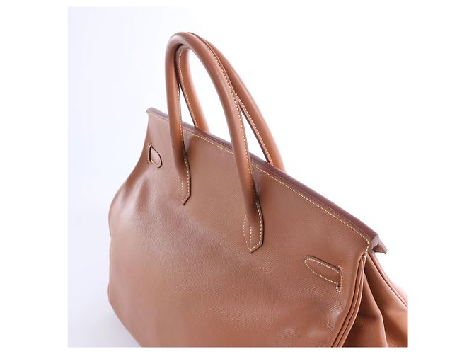 Hermès Borsa Hermes Birkin 40 Le Tournay Cushbell in Brown Z: 1996 Marrone - vista 5