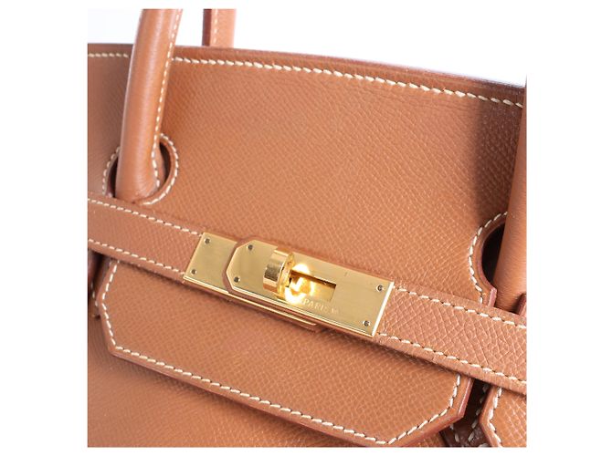 Hermès Borsa Hermes Birkin 40 Le Tournay Cushbell in Brown Z: 1996 Marrone - vista 8