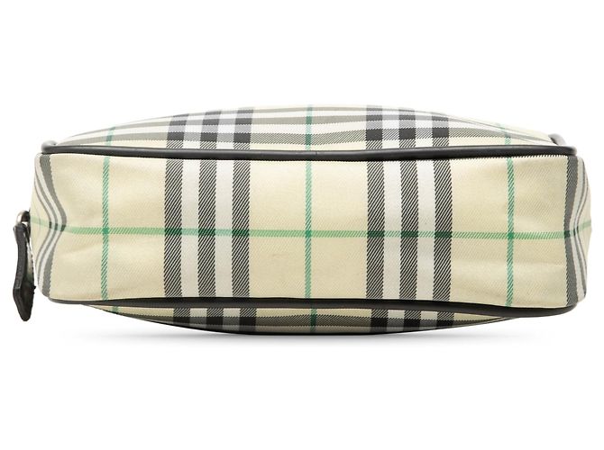 Borsa Burberry House Check in tela gialla Giallo - vista 3