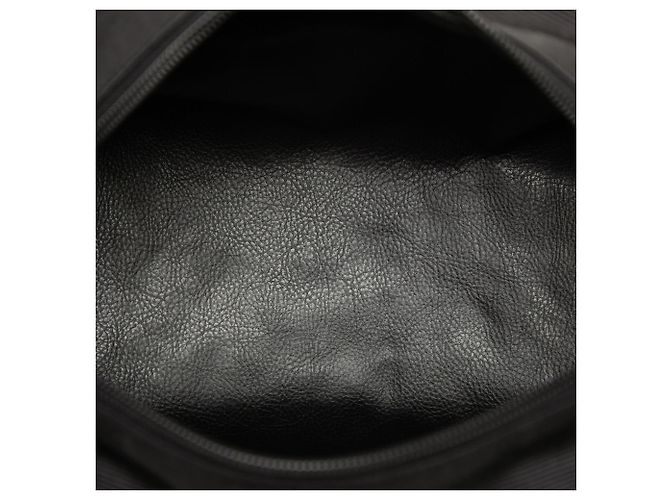 Necessaire Fendi in nylon nero con logo - vista 4