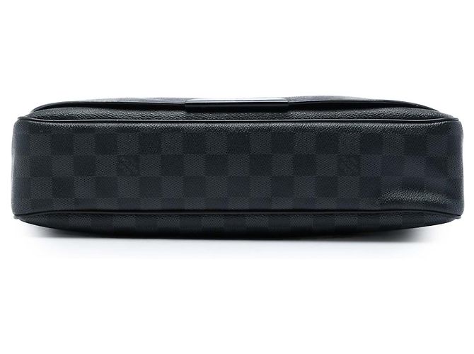 Borsa a tracolla Louis Vuitton Renzo Damier Graphite Nera Nero - vista 3