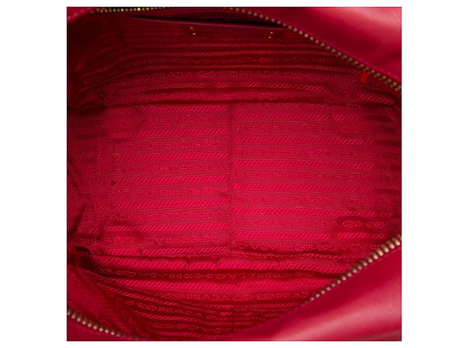 Borsa Prada Small Saffiano Square Bauletto rossa Rosso - vista 4
