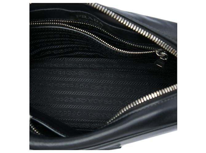 Borsa Camera Prada City Calf con stampa banana nera Nero - vista 4