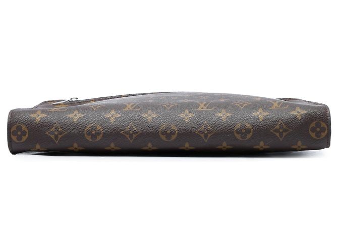 Borsa a Clutch Portfolio Louis Vuitton Monogram Macassar Marrone - vista 3