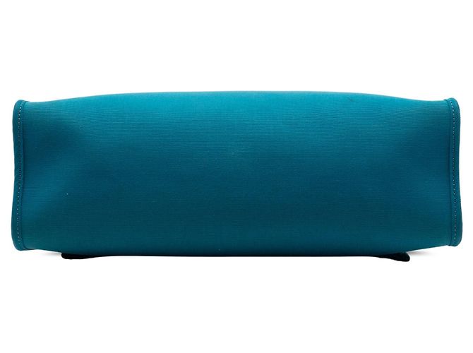 Borsa Hermès Toile Herbag Zip 31 Blu - vista 3