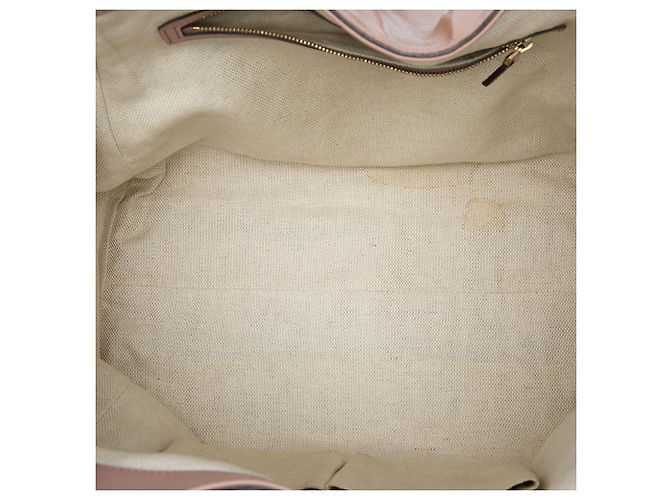 Borsa Tote Gucci Soho Cellarius Medium in vernice marrone - vista 4