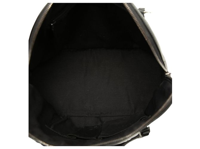 Borsa Satchel Dome Gucci Medium in pelle di vitello nera con banda Web Nero - vista 4