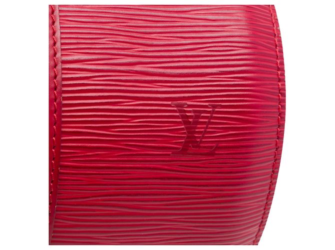 Borsa Louis Vuitton Epi Soufflot rossa Rosso - vista 5