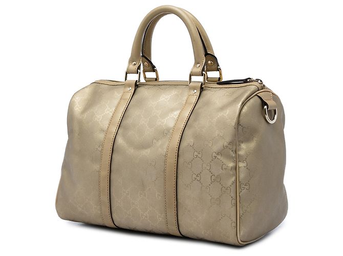 Borsa Boston Gucci Joy Medium Stampa GG Oro D'oro - vista 2