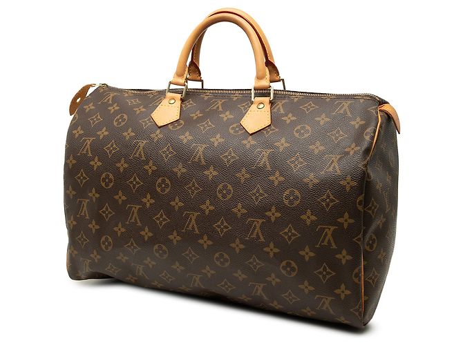 Borsa Boston Louis Vuitton Monogram Speedy 40 Marrone - vista 2