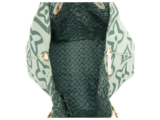 Borsa Tote Cabas GM Louis Vuitton Monogram Tahitienne Verde - vista 4