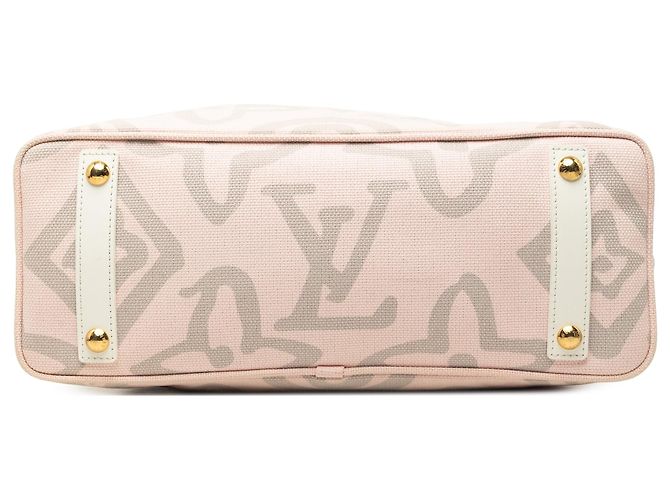 Pink Louis Vuitton Monogram Tahitienne Cabas PM Tote Bag - view 3
