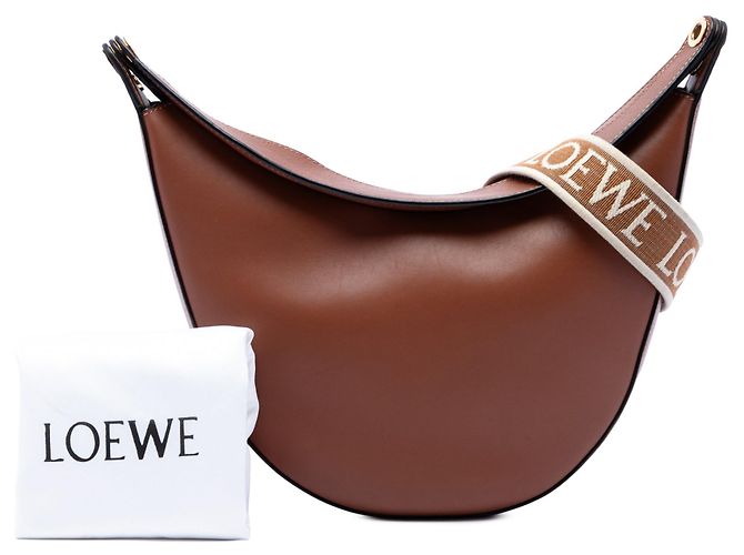 Borsa Luna Hobo piccola in pelle marrone LOEWE - vista 7