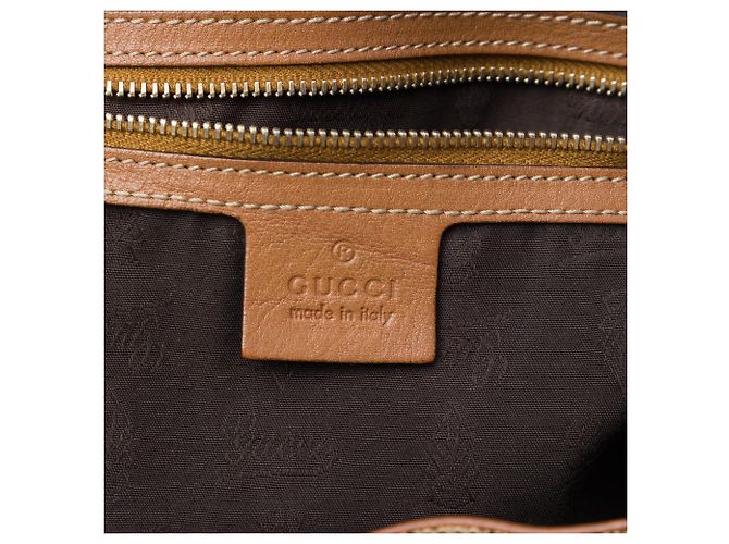 Borsa Tote Gucci GG Canvas GG Charm Beige - vista 5