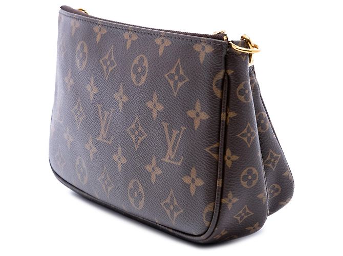 Borsa Louis Vuitton Monogram Multi Pochette Accessoires Marrone - vista 2